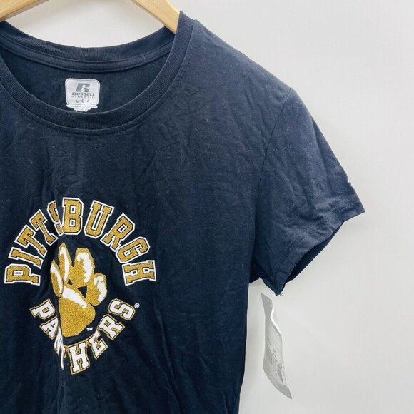 Russell Athletic Womens Large University of Pittsburgh Panthers Graphic Tee 276 - Picture 2 of 7
